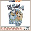 Mama Bluey Embroidery Design