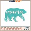 Mama Bear Embroidery Design 4x7 Inch 1 Mama Bear Embroidery Design 4x7 Inch