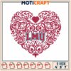 LMU Heart Embroidery Design - 3 Sizes 1 LMU Heart Embroidery Design 3 Sizes