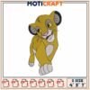 Lion King Embroidery Design - 3 Sizes 1 Lion King Embroidery Design 3 Sizes