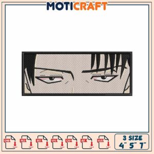 Levi Ackerman Embroidery Patch Design