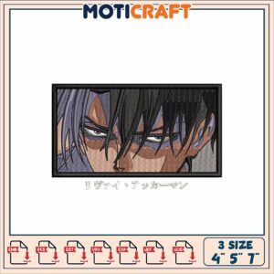 Levi Ackerman Embroidery Patch 4x7 inch