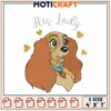 Lady & The Tramp Embroidery Design