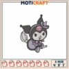 Kuromi Halloween Embroidery Design