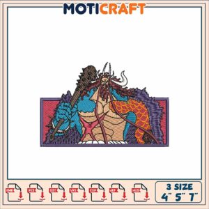 Kaido Embroidery Design 4x5x7 Inch