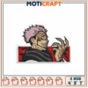 Jujutsu Kaisen Inspired Embroidery Design for Machines 4x5 7 Inch