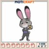 Judy Hopps Embroidery Design 3 Sizes