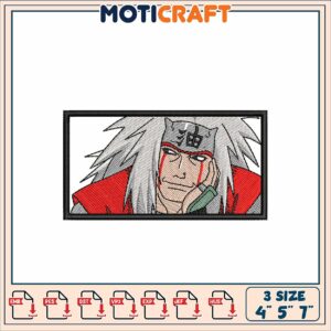 Jiraiya Embroidery Patch 4x5x7 Inch