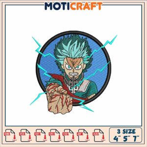 Izuku Midoriya Embroidery Patch - 3 Sizes