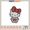 Hello Kitty Embroidery Design 4x5x7 Inch