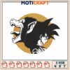 Goku Great Ape Embroidery Design