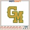 GM Embroidery Design 4x5x7 Inch