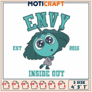Envy Inside Out Embroidery Design