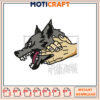 Wolf Embroidery Design Instant Download