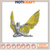 Winged Angel Embroidery Design