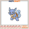 Wartortle Embroidery Design Instant Download