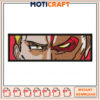 Vibrant Embroidery Design of Heroic Character Faces Download