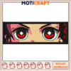 Vibrant Anime Eye Embroidery Design Instant Download Files
