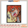 Vibrant Anime Character Embroidery Design Instant Download