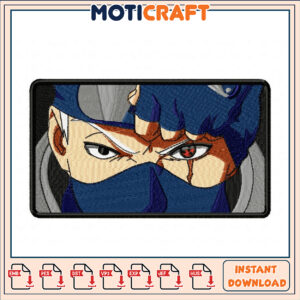 Unique Ninja Embroidery Design Instant Download for Crafters