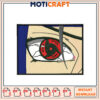 Unique Eye Embroidery Design Instant Download for Crafts