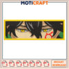 Unique Embroidery Design of Striking Anime Character Eyes