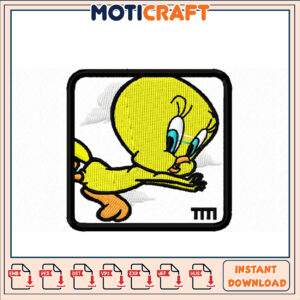 Tweety Bird Embroidery Design Instant Download for Crafts