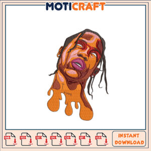 Travis Scott Embroidery Design Instant Download
