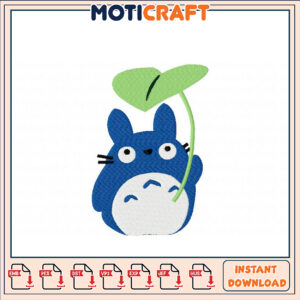Totoro Embroidery Design Instant Download