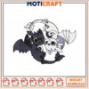 Toothless & Light Fury Embroidery Design