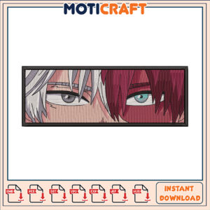 Todoroki Shoto Embroidery Design