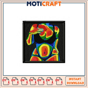 Thermal Woman Embroidery Design