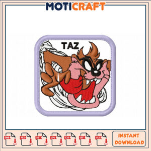 Tazmanian Devil Embroidery Design