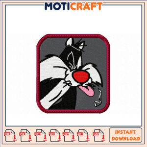 Sylvester Embroidery Design Instant Download
