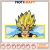 Super Saiyan Vegeta Embroidery Design