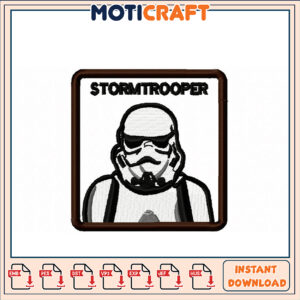 Stormtrooper Embroidery Design Instant Download