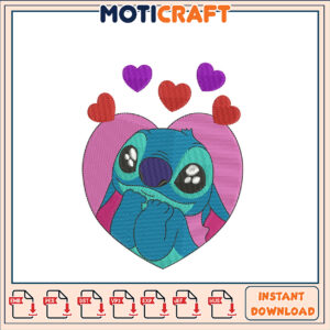 Stitch Embroidery Design Instant Download