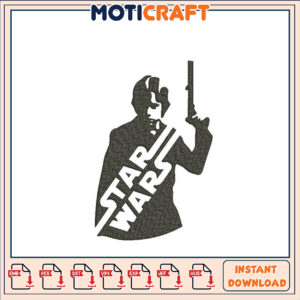 Star Wars Embroidery Design Instant Download