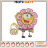 Spongebob Flower Embroidery Design