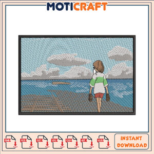 Spirited Away Embroidery Design