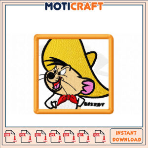 Speedy Gonzales Embroidery Design Instant Download