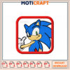 Sonic Embroidery Design Instant Download