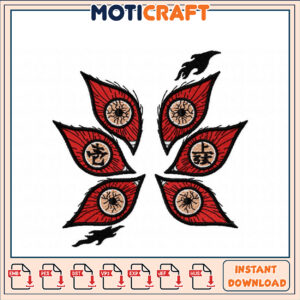 Six Eyes Embroidery Design Download