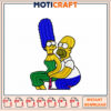 Simpsons Embroidery Design Instant Download