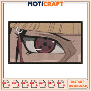 Sharingan Eye Embroidery Design Instant Download