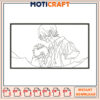 Shanks & Luffy Embroidery Design 2 Shanks & Luffy Embroidery Design