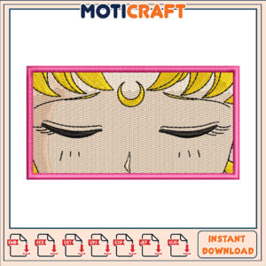 Sailor Moon Eyes Embroidery Design
