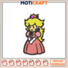 Princess Peach Embroidery Design Instant Download