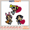 Powerpuff Girls Embroidery Design Instant Download Pattern