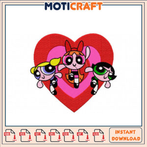 Powerpuff Girls Embroidery Design Download